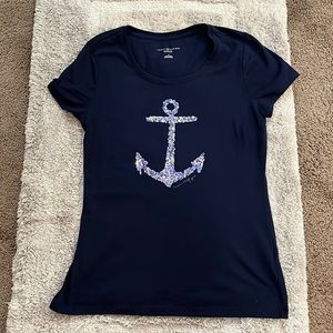 Tommy Hilfiger Sequin Anchor T-Shirt